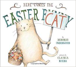 Book cover of Here Comes the Easter Cat.ure