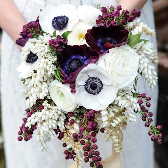 Photograph of bridal bouquet.